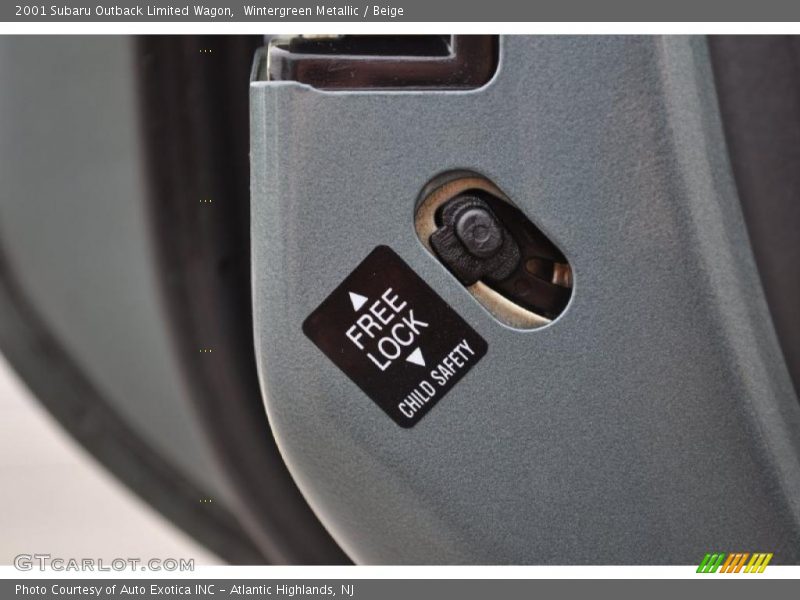 Wintergreen Metallic / Beige 2001 Subaru Outback Limited Wagon