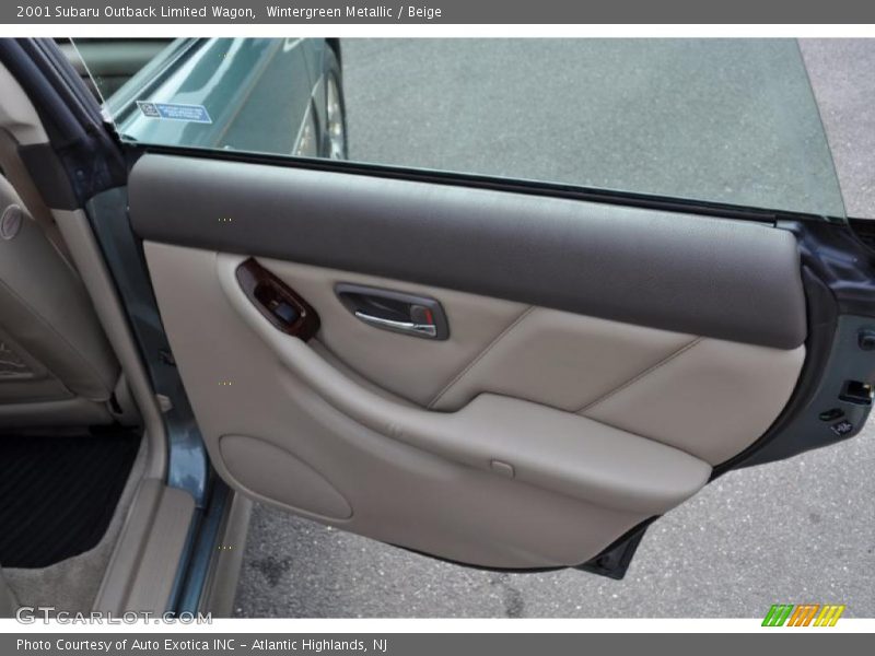 Wintergreen Metallic / Beige 2001 Subaru Outback Limited Wagon