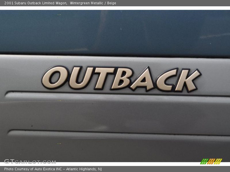 Wintergreen Metallic / Beige 2001 Subaru Outback Limited Wagon