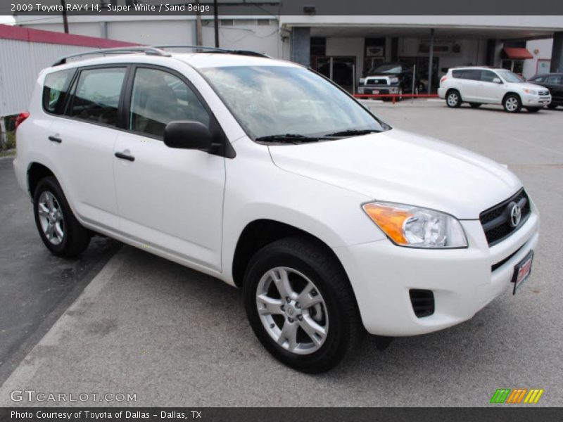 Super White / Sand Beige 2009 Toyota RAV4 I4
