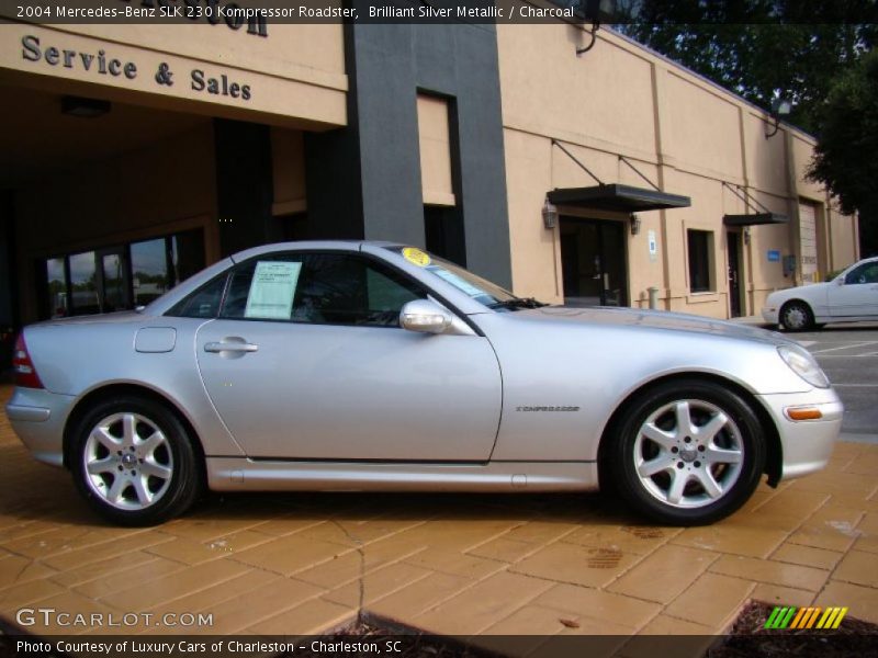 Brilliant Silver Metallic / Charcoal 2004 Mercedes-Benz SLK 230 Kompressor Roadster