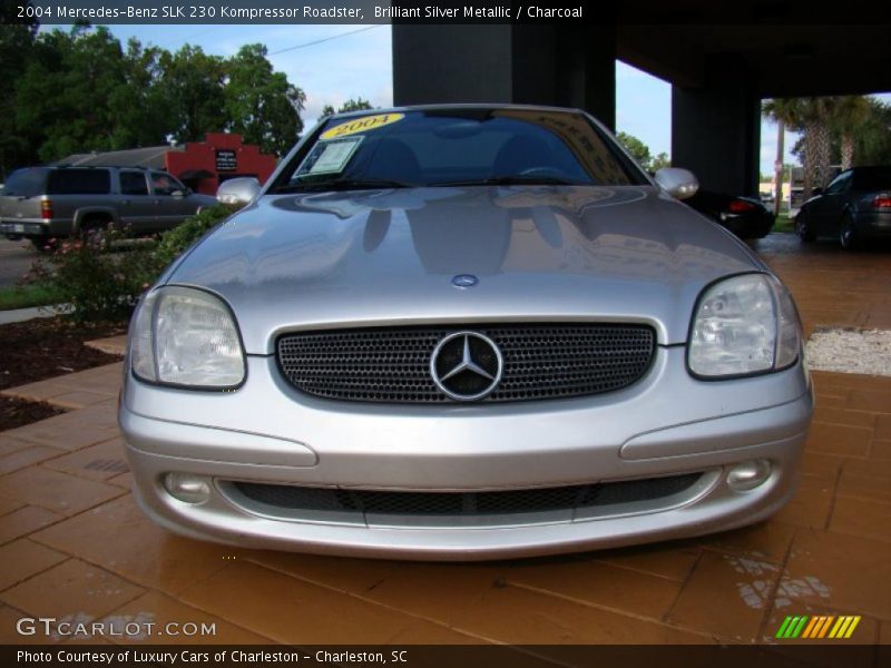 Brilliant Silver Metallic / Charcoal 2004 Mercedes-Benz SLK 230 Kompressor Roadster