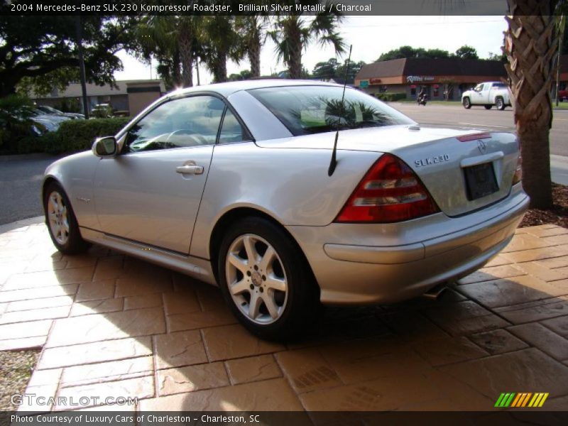 Brilliant Silver Metallic / Charcoal 2004 Mercedes-Benz SLK 230 Kompressor Roadster