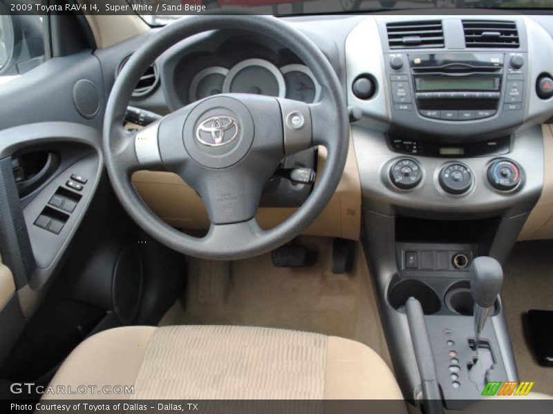Super White / Sand Beige 2009 Toyota RAV4 I4