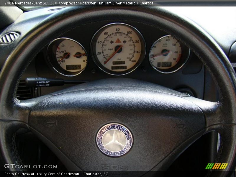 Brilliant Silver Metallic / Charcoal 2004 Mercedes-Benz SLK 230 Kompressor Roadster