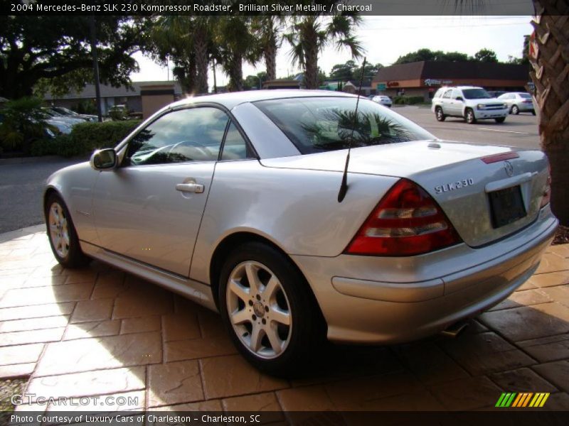 Brilliant Silver Metallic / Charcoal 2004 Mercedes-Benz SLK 230 Kompressor Roadster