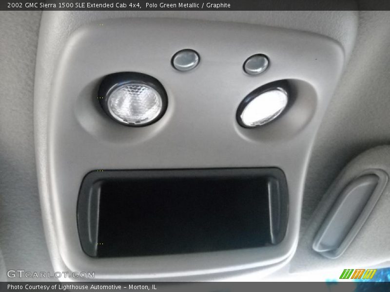 Polo Green Metallic / Graphite 2002 GMC Sierra 1500 SLE Extended Cab 4x4