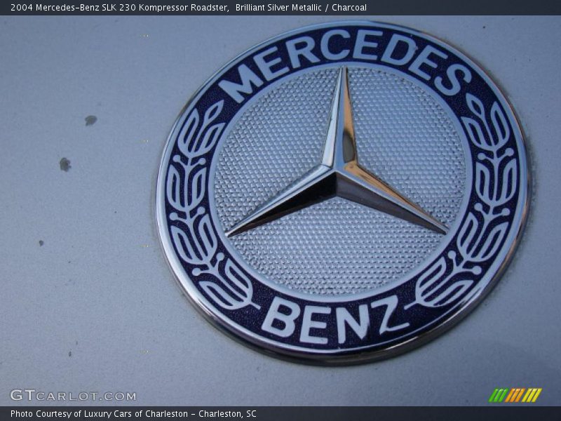 Brilliant Silver Metallic / Charcoal 2004 Mercedes-Benz SLK 230 Kompressor Roadster