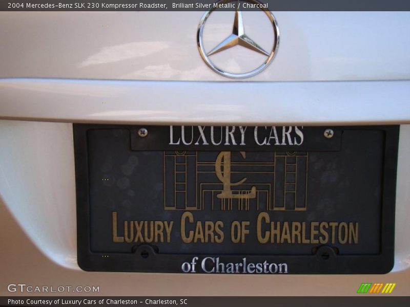 Brilliant Silver Metallic / Charcoal 2004 Mercedes-Benz SLK 230 Kompressor Roadster