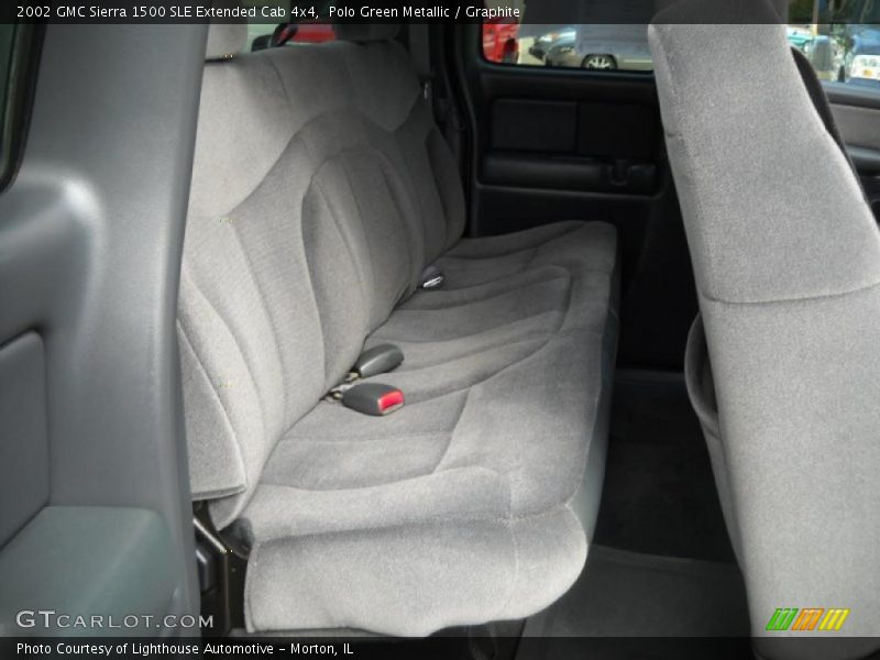 Polo Green Metallic / Graphite 2002 GMC Sierra 1500 SLE Extended Cab 4x4