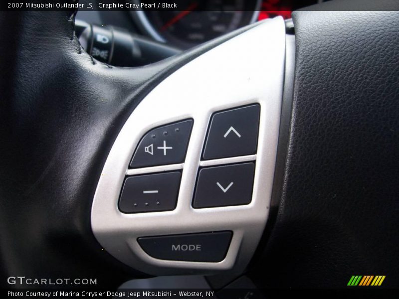 Graphite Gray Pearl / Black 2007 Mitsubishi Outlander LS