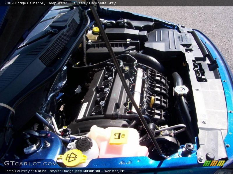 Deep Water Blue Pearl / Dark Slate Gray 2009 Dodge Caliber SE