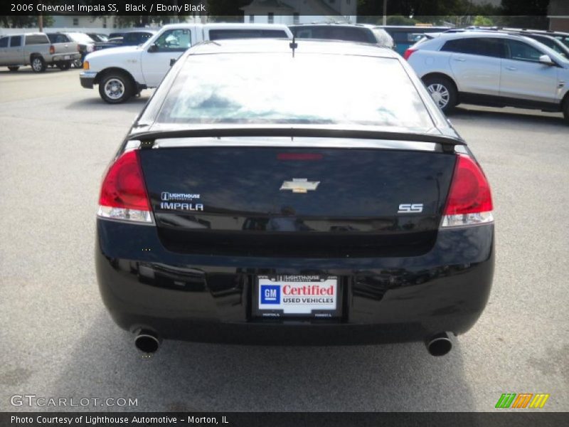 Black / Ebony Black 2006 Chevrolet Impala SS