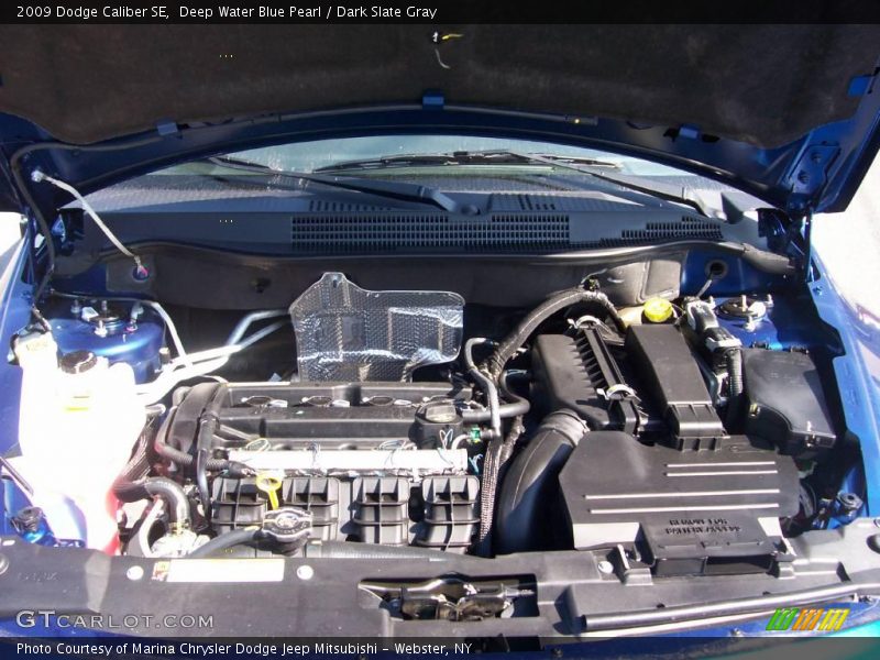 Deep Water Blue Pearl / Dark Slate Gray 2009 Dodge Caliber SE