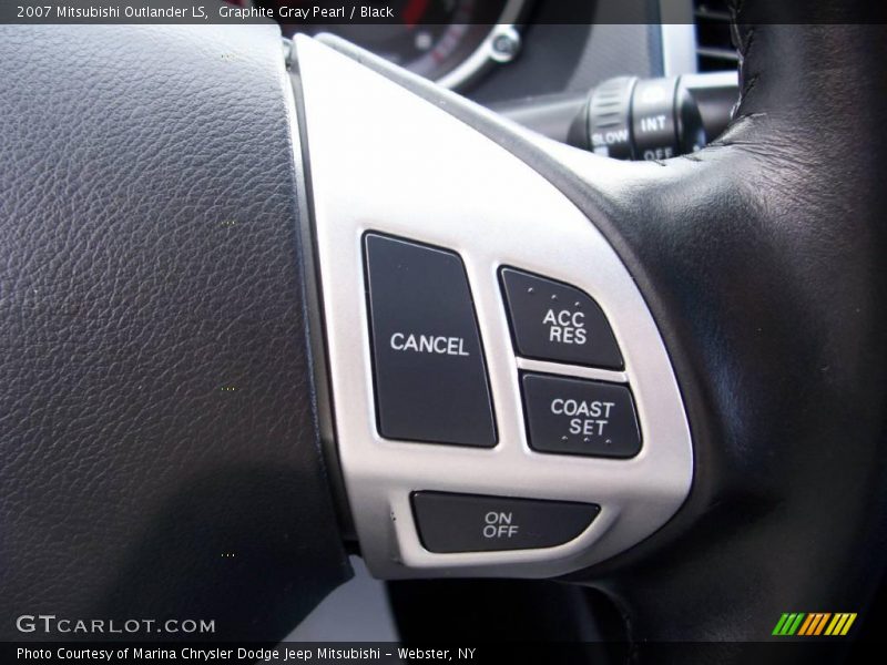 Graphite Gray Pearl / Black 2007 Mitsubishi Outlander LS
