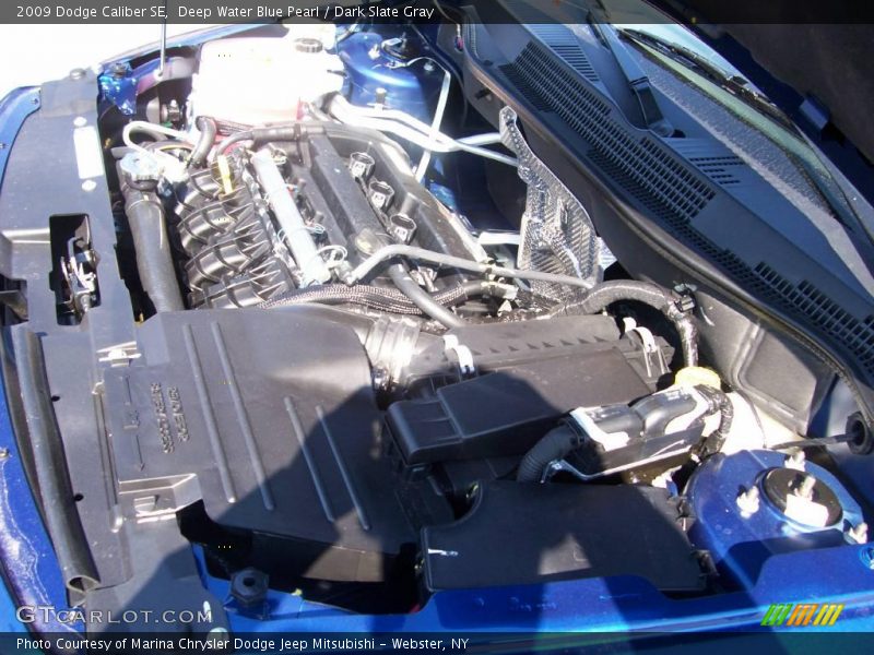 Deep Water Blue Pearl / Dark Slate Gray 2009 Dodge Caliber SE