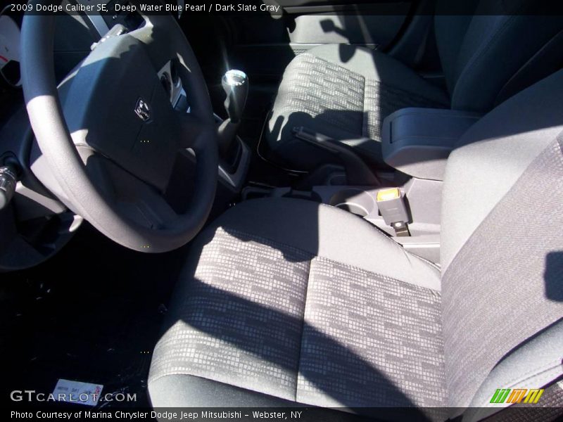Deep Water Blue Pearl / Dark Slate Gray 2009 Dodge Caliber SE