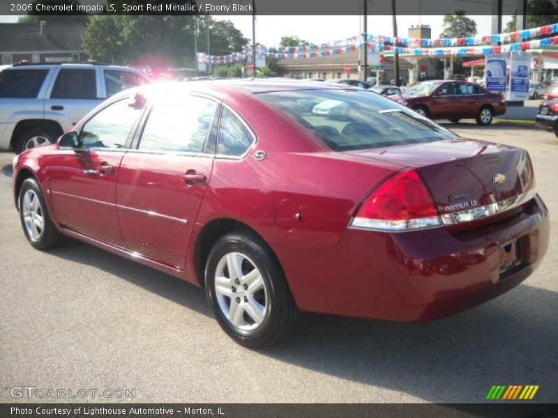 Sport Red Metallic / Ebony Black 2006 Chevrolet Impala LS