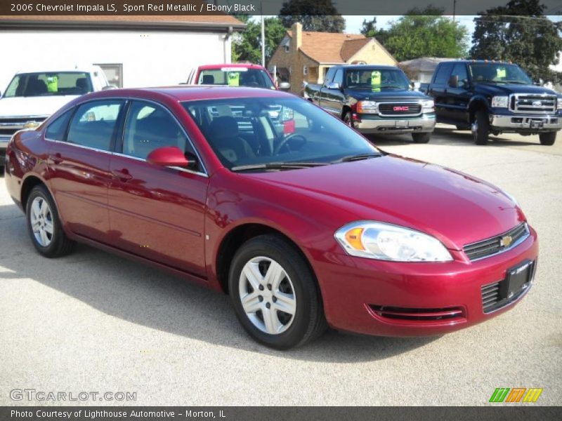 Sport Red Metallic / Ebony Black 2006 Chevrolet Impala LS