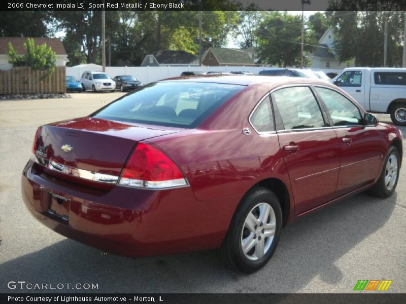 Sport Red Metallic / Ebony Black 2006 Chevrolet Impala LS