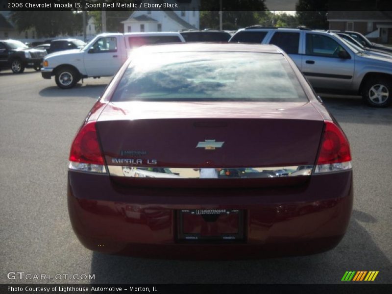 Sport Red Metallic / Ebony Black 2006 Chevrolet Impala LS
