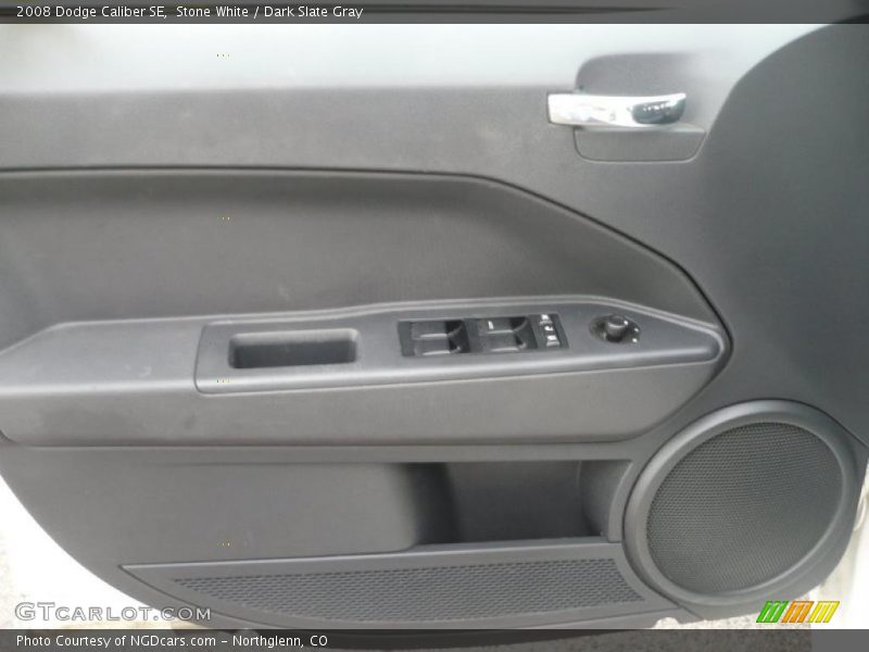 Stone White / Dark Slate Gray 2008 Dodge Caliber SE