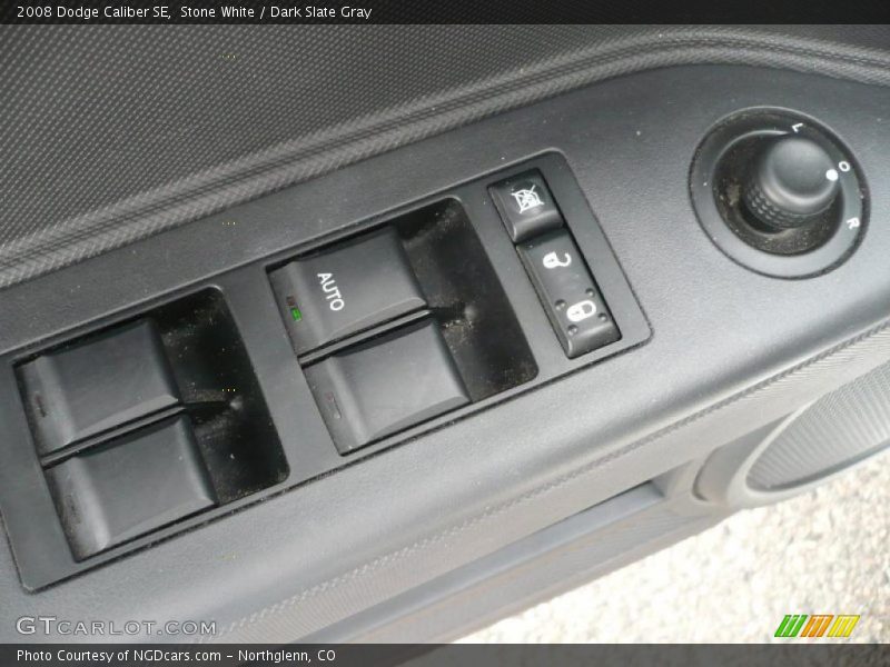 Stone White / Dark Slate Gray 2008 Dodge Caliber SE