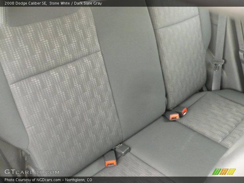 Stone White / Dark Slate Gray 2008 Dodge Caliber SE
