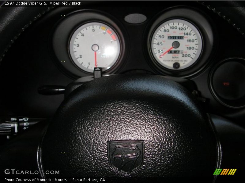 Viper Red / Black 1997 Dodge Viper GTS
