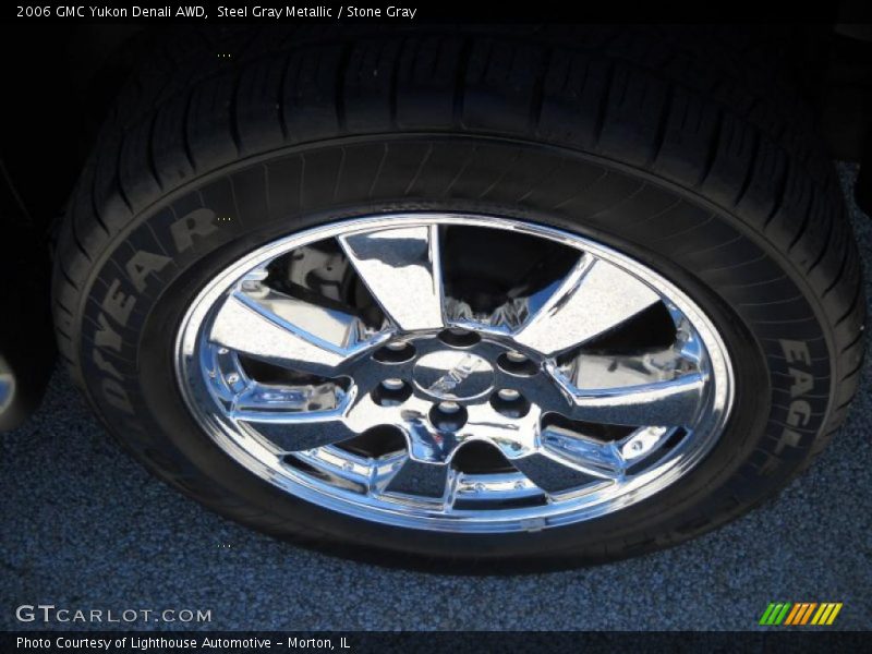 Steel Gray Metallic / Stone Gray 2006 GMC Yukon Denali AWD
