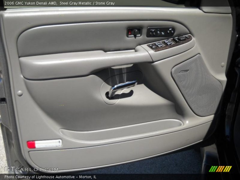 Steel Gray Metallic / Stone Gray 2006 GMC Yukon Denali AWD