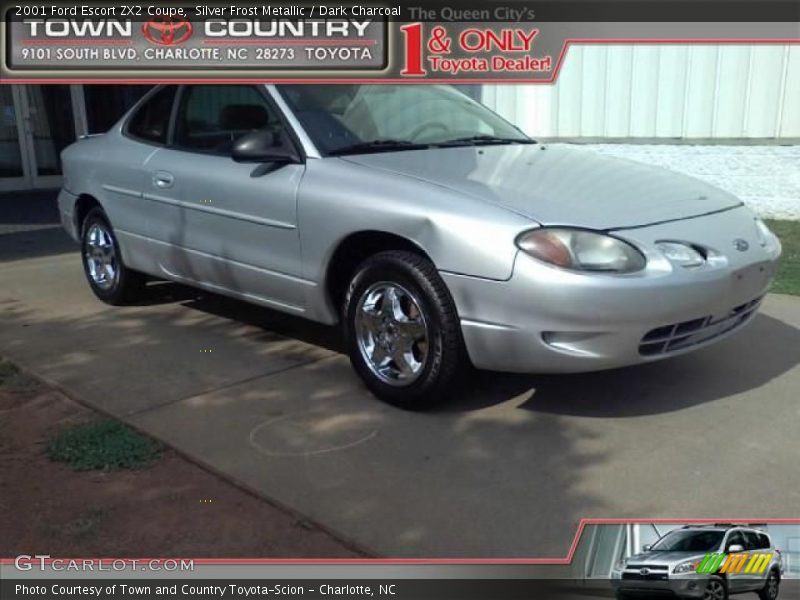 Silver Frost Metallic / Dark Charcoal 2001 Ford Escort ZX2 Coupe