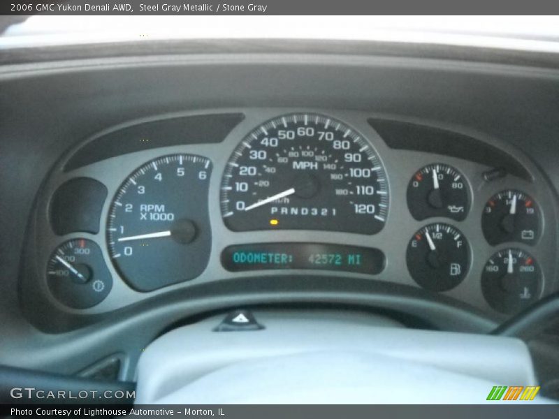 Steel Gray Metallic / Stone Gray 2006 GMC Yukon Denali AWD
