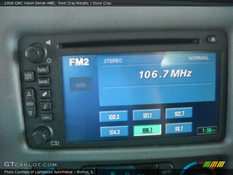 Steel Gray Metallic / Stone Gray 2006 GMC Yukon Denali AWD