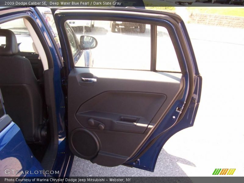 Deep Water Blue Pearl / Dark Slate Gray 2009 Dodge Caliber SE