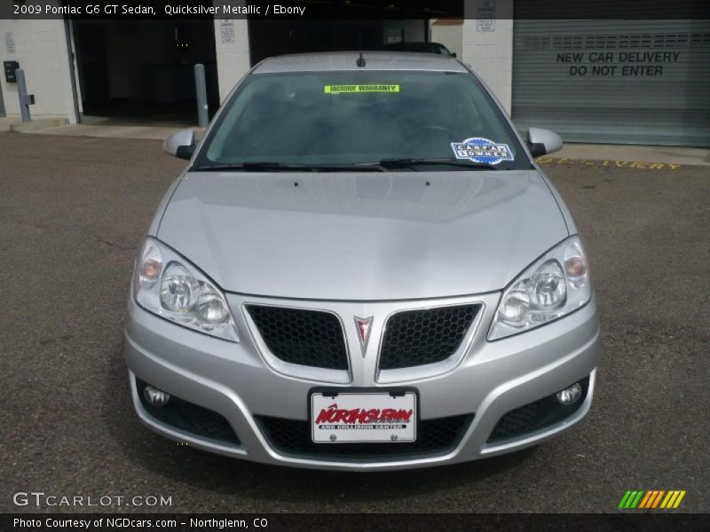 Quicksilver Metallic / Ebony 2009 Pontiac G6 GT Sedan