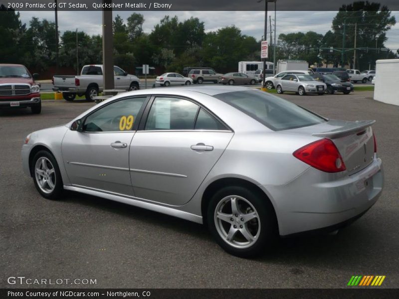 Quicksilver Metallic / Ebony 2009 Pontiac G6 GT Sedan