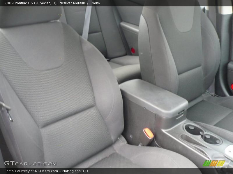 Quicksilver Metallic / Ebony 2009 Pontiac G6 GT Sedan