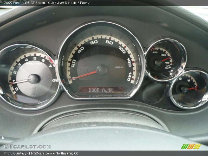Quicksilver Metallic / Ebony 2009 Pontiac G6 GT Sedan