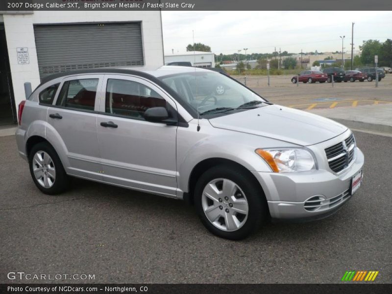 Bright Silver Metallic / Pastel Slate Gray 2007 Dodge Caliber SXT