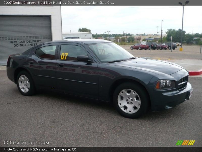 Steel Blue Metallic / Dark Slate Gray/Light Slate Gray 2007 Dodge Charger