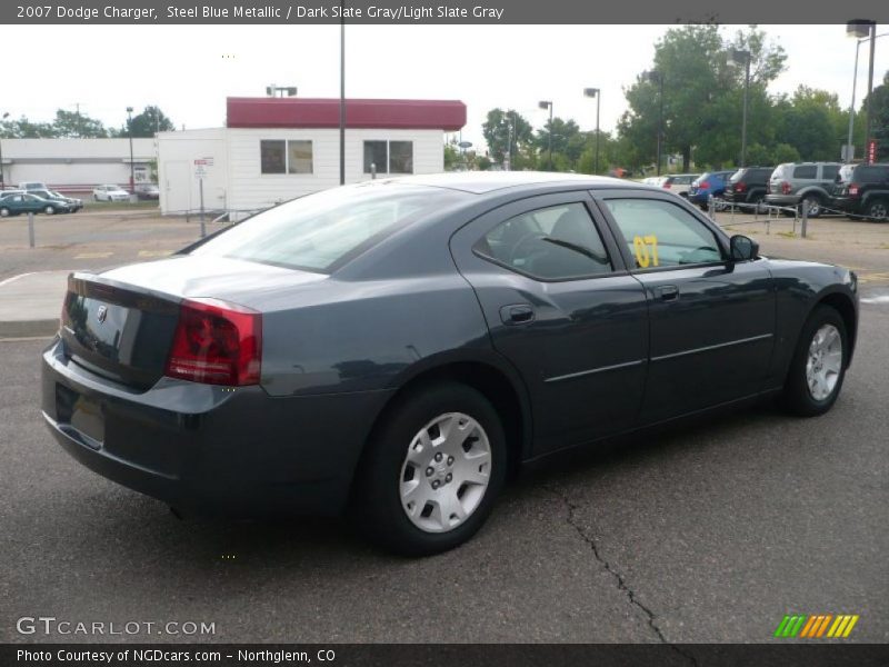 Steel Blue Metallic / Dark Slate Gray/Light Slate Gray 2007 Dodge Charger