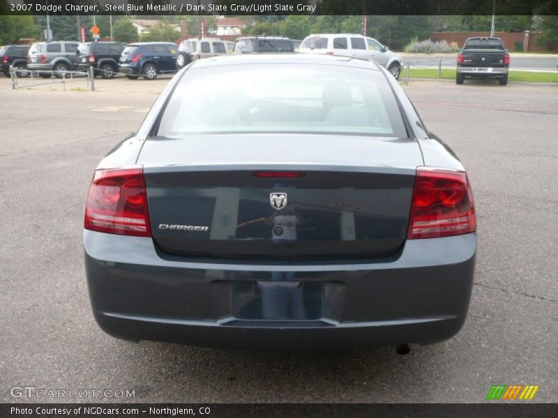 Steel Blue Metallic / Dark Slate Gray/Light Slate Gray 2007 Dodge Charger