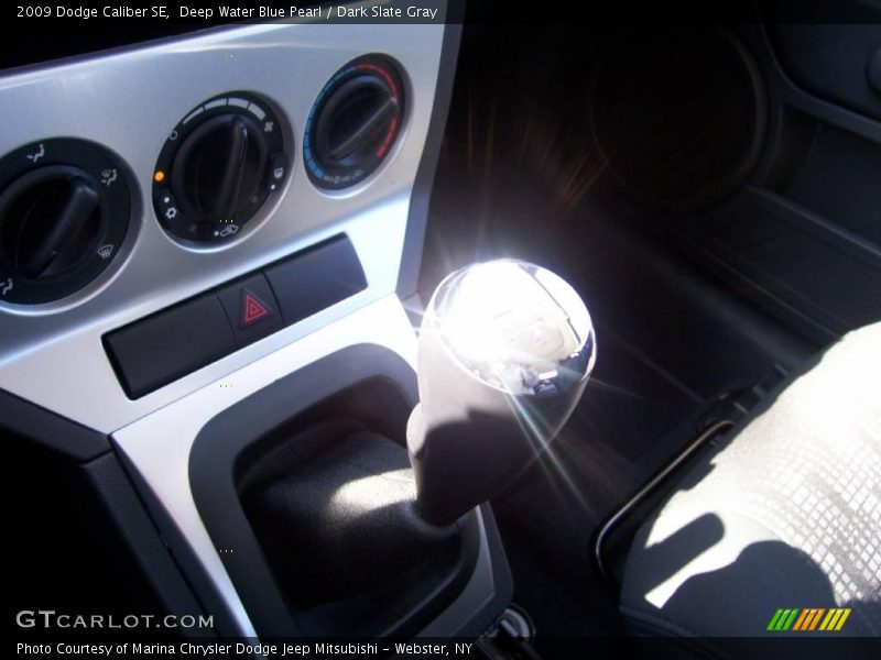 Deep Water Blue Pearl / Dark Slate Gray 2009 Dodge Caliber SE