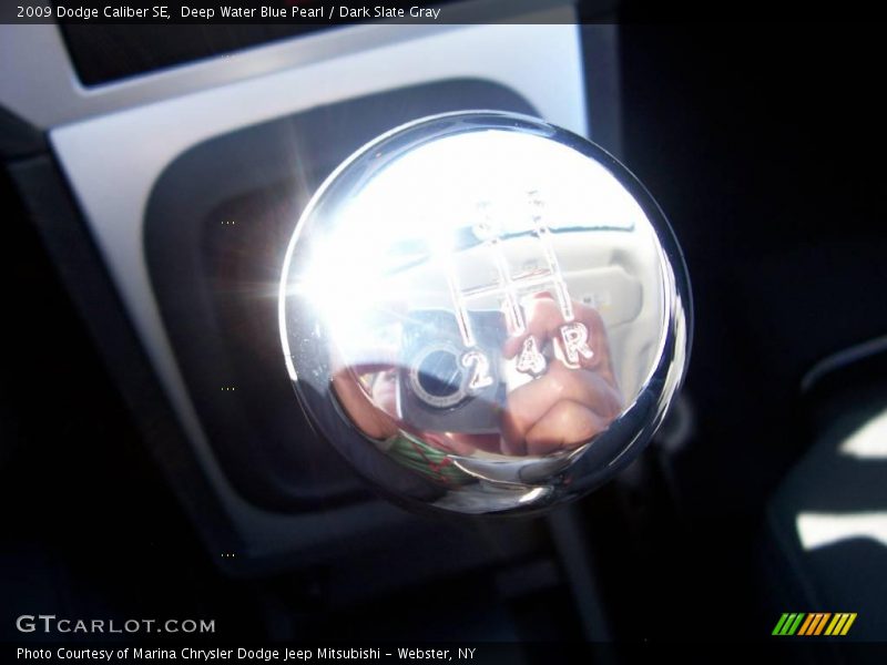 Deep Water Blue Pearl / Dark Slate Gray 2009 Dodge Caliber SE