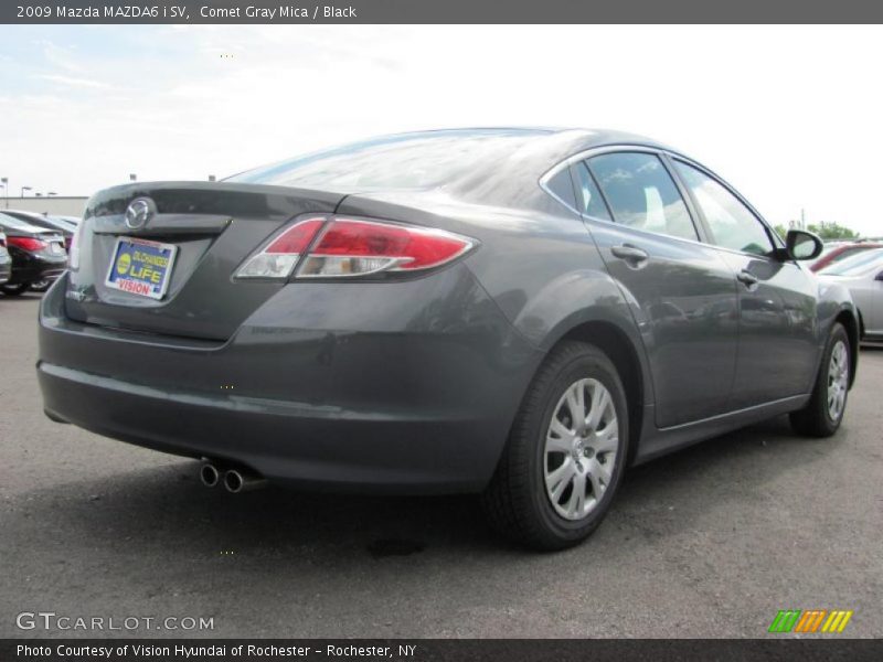 Comet Gray Mica / Black 2009 Mazda MAZDA6 i SV