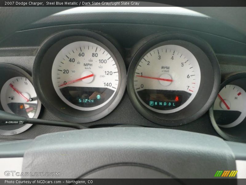 Steel Blue Metallic / Dark Slate Gray/Light Slate Gray 2007 Dodge Charger