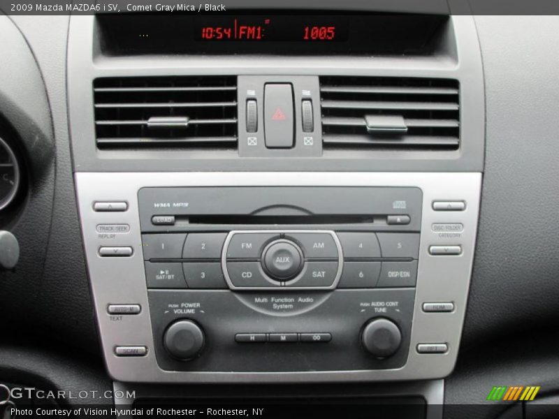 Comet Gray Mica / Black 2009 Mazda MAZDA6 i SV