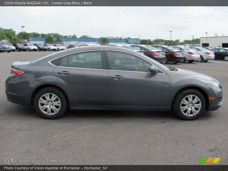 Comet Gray Mica / Black 2009 Mazda MAZDA6 i SV