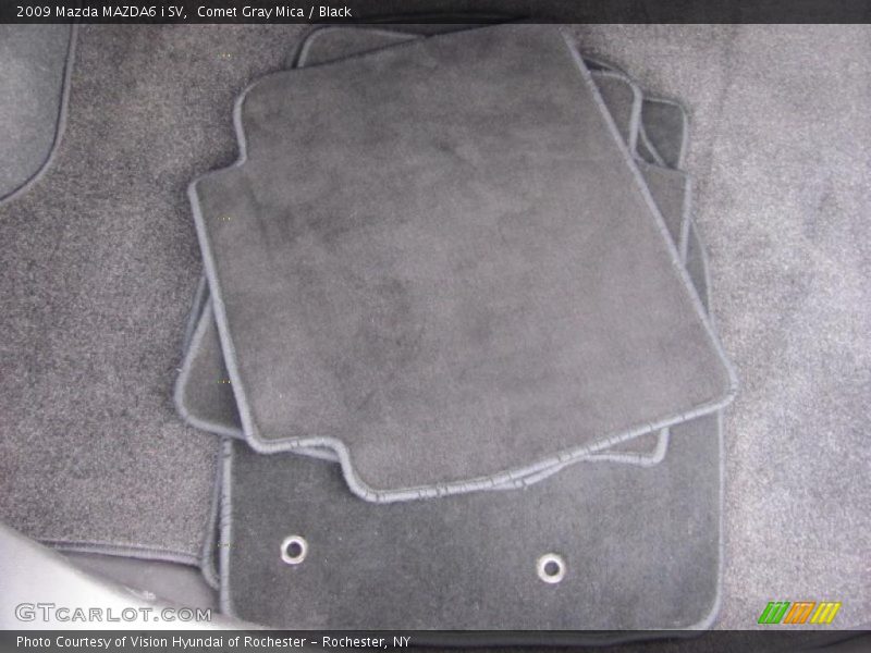 Comet Gray Mica / Black 2009 Mazda MAZDA6 i SV